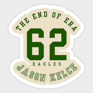 JASON KELCE 62 Sticker